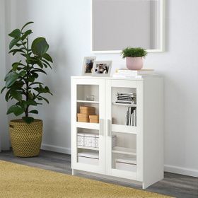 Dekorex Kns-104-C Beyaz 2 Camlı Kapaklı Konsol
