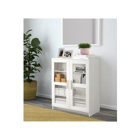 Dekorex Kns-104-C Beyaz 2 Camlı Kapaklı Konsol