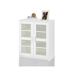 Dekorex Kns-104-C Beyaz 2 Camlı Kapaklı Konsol