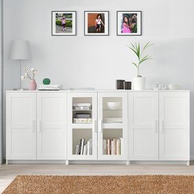 Dekorex Kns-304-K Beyaz 6 Kapaklı Konsol