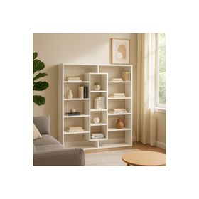 Dekorister Ample Beyaz Kitaplık