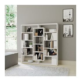 Dekorister Ample Beyaz Kitaplık