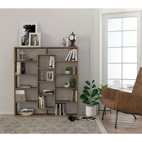 Dekorister Ample Ceviz Kitaplık