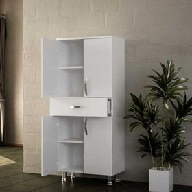 Dekorister Arizona 4 Kapaklı 1 Çekmeceli Çok Amaçlı Dolap
