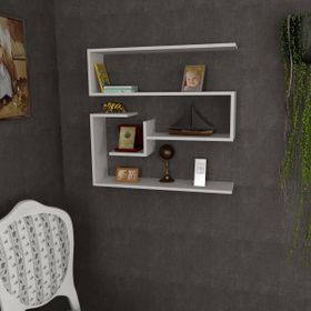 Dekorister Confier Beyaz Duvar Rafı