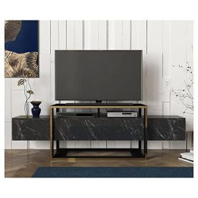 Dekorister Exclusive Bianco Mermer Tv Ünitesi