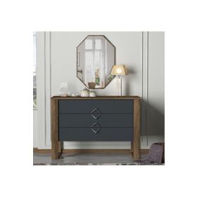 Dekorister Exclusive Bumerang Ceviz Şifonyer