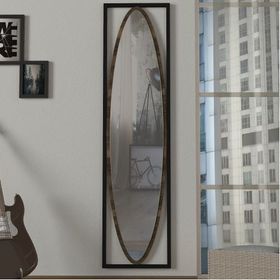 Dekorister Exclusive Luppi Dekoratif Metal Çerçeve Boy Aynası