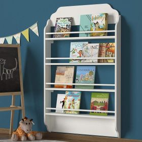 Dekorister Exclusive Montessori Beyaz Kitaplık