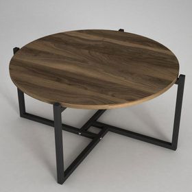 Dekorister Exclusive Noce Demir Ceviz Orta Sehpa