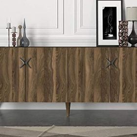 Dekorister Exclusive Wood Ceviz-Antrasit Konsol