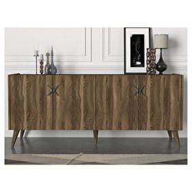 Dekorister Exclusive Wood Ceviz-Antrasit Konsol