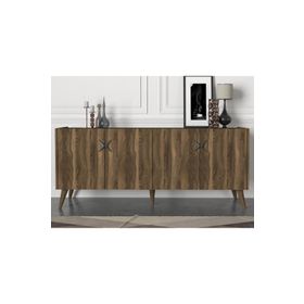 Dekorister Exclusive Wood Ceviz-Antrasit Konsol
