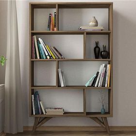 Dekorister Flamingo Ceviz Kitaplık