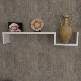 Dekorister Happy Beyaz Duvar Rafı