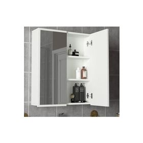 Dekorister Kayla Beyaz Banyo Üst Dolabı