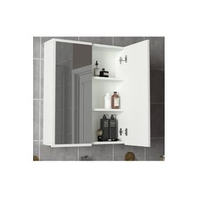 Dekorister Kayla Beyaz Banyo Üst Dolabı