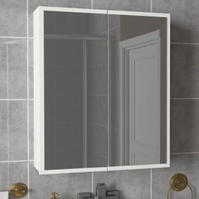 Dekorister Kayla Beyaz Banyo Üst Dolabı
