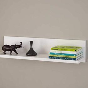 Dekorister Novella K5 Beyaz - Ceviz Duvar Rafı