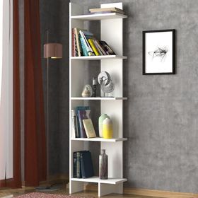 Dekorister Perla Beyaz Kitaplık