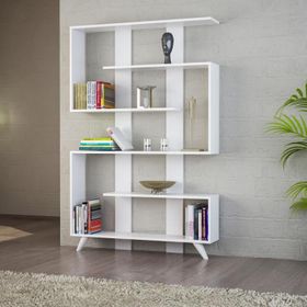 Dekorister Rain Beyaz Kitaplık