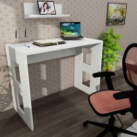 Dekorister Robin Beyaz Çalışma Masası
