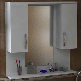 Dekorister Tiger Aynalı Banyo Dolabı