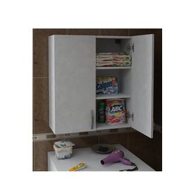 Dekorister Zoe Beyaz Banyo Üst Dolabı