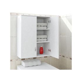 Dekorister Zoe Beyaz Banyo Üst Dolabı