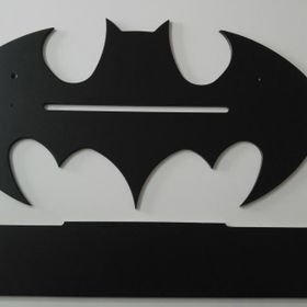Dekorjinal Batman Ahşap Duvar Rafı
