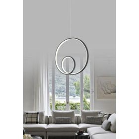 Dekorluna Juno Siyah Modern Led 4'lü Avize