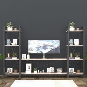 Dekormila Metal 2 Kitaplıklı Cordoba Tv Ünitesi