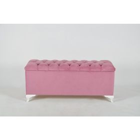 Dekoroda Sandıklı Pembe Puf