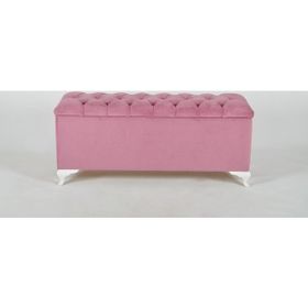 Dekoroda Sandıklı Pembe Puf