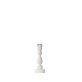 Dekorsende 18 cm Ahşap Eskitme Şamdan