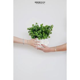 Dekorsende 30 cm Yapay Mini Okaliptüs Demeti