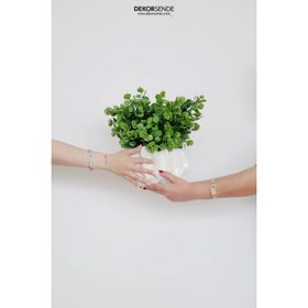 Dekorsende 30 cm Yapay Mini Okaliptüs Demeti