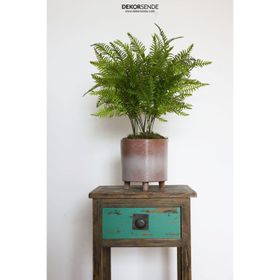 Dekorsende 39 cm Dolgun Fujer Demeti Yapay Bitki