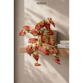 Dekorsende 40 cm Caladium Sarmaşık Demeti Yapay Bitki