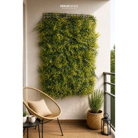 Dekorsende 40X60 cm Çim Plaka Mazı Yapay Bitki