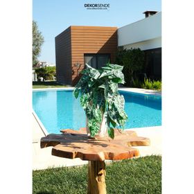 Dekorsende 55 cm Caladium Sarmaşık Demeti Yapay Bitki