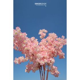 Dekorsende 95 cm Pembe Bahar Dalı Yapay Bitki