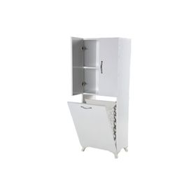 Dekorstilim Kirli Sepetli Banyo Dolabı