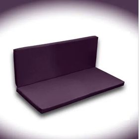 Dekosoy Arkalıklı 110x50x5 cm Mor Bank Minderi
