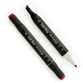 Del Rey 5789590 Twin Marker R1 Wine Red Keçe Uçlu Kalem