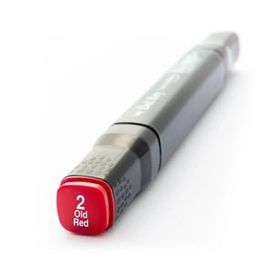 Del Rey 5789591 Twin Marker R2 Old Red Keçe Uçlu Kalem