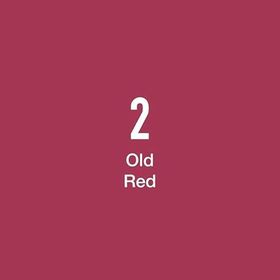Del Rey 5789591 Twin Marker R2 Old Red Keçe Uçlu Kalem
