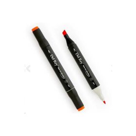 Del Rey 5789607 Twin Marker R22 French Vermillion Keçe Uçlu Kalem