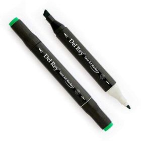 Del Rey 5789656 Twin Marker BG52 Deep Green Keçe Uçlu Kalem