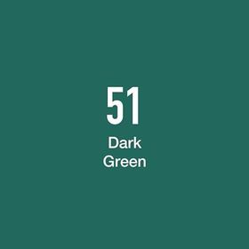 Del Rey 5789657 Twin Marker BG51 Dark Green Keçe Uçlu Kalem